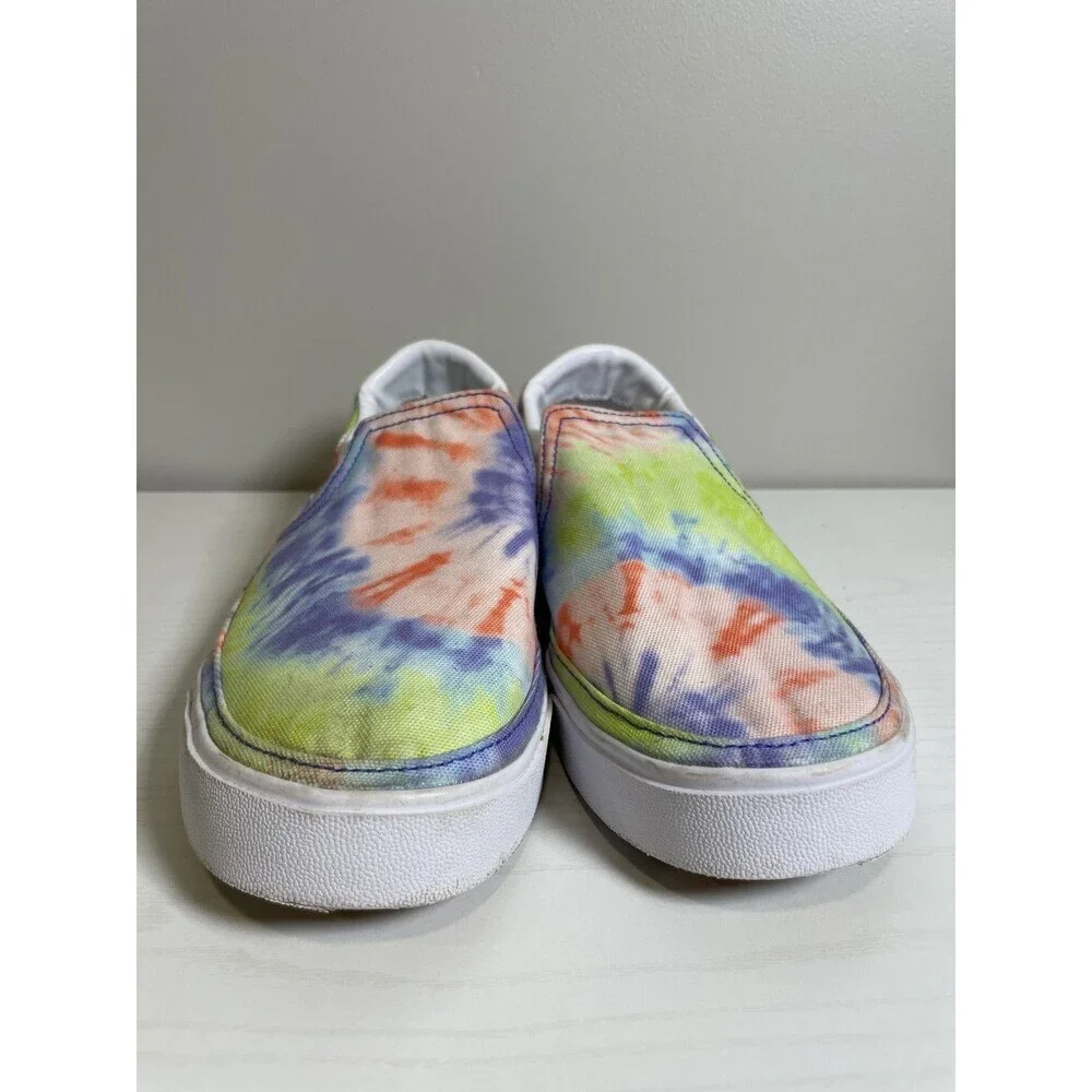 Nike Women's Size 11 Court Legacy CZ1752-900 Multicolor Tie Dye Slip On Sneakers